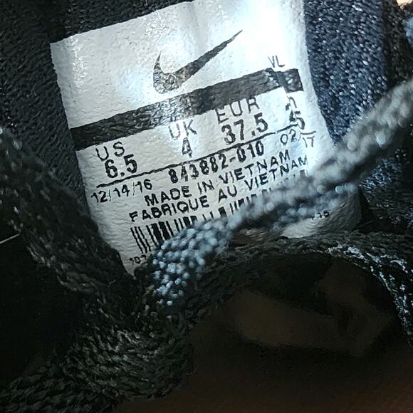 Women's Nike Revolution 4 Sz 6.5 010333 Black Mesh Running Sneakers Shoes - Picture 8 of 8